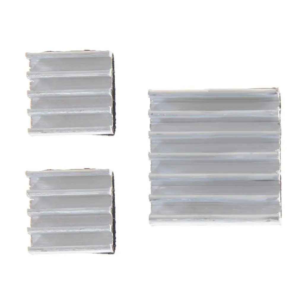 Aluminum Heatsink, 3pk, Thermal Adhesive