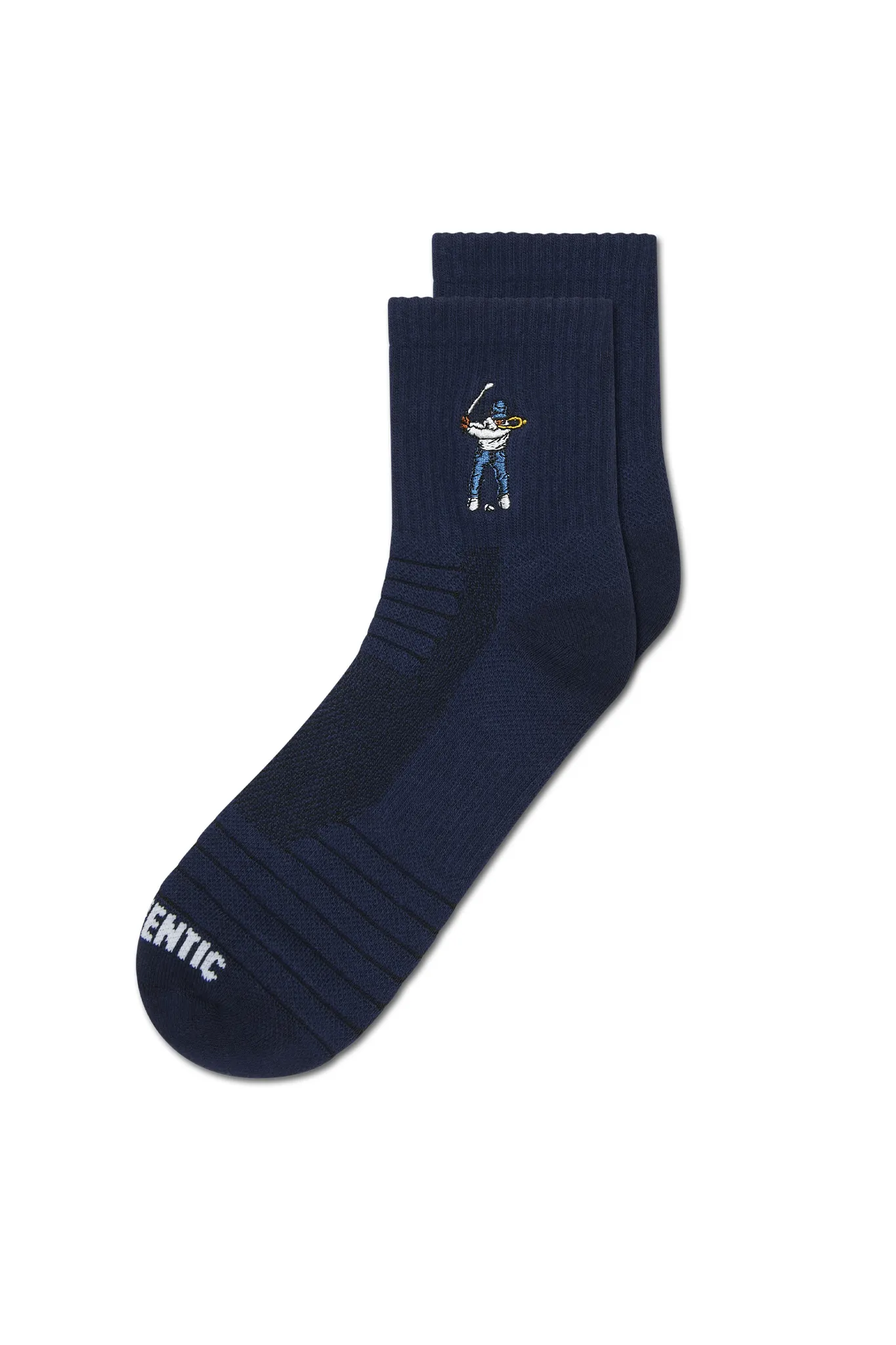 Ankle Height Logo Socks Navy