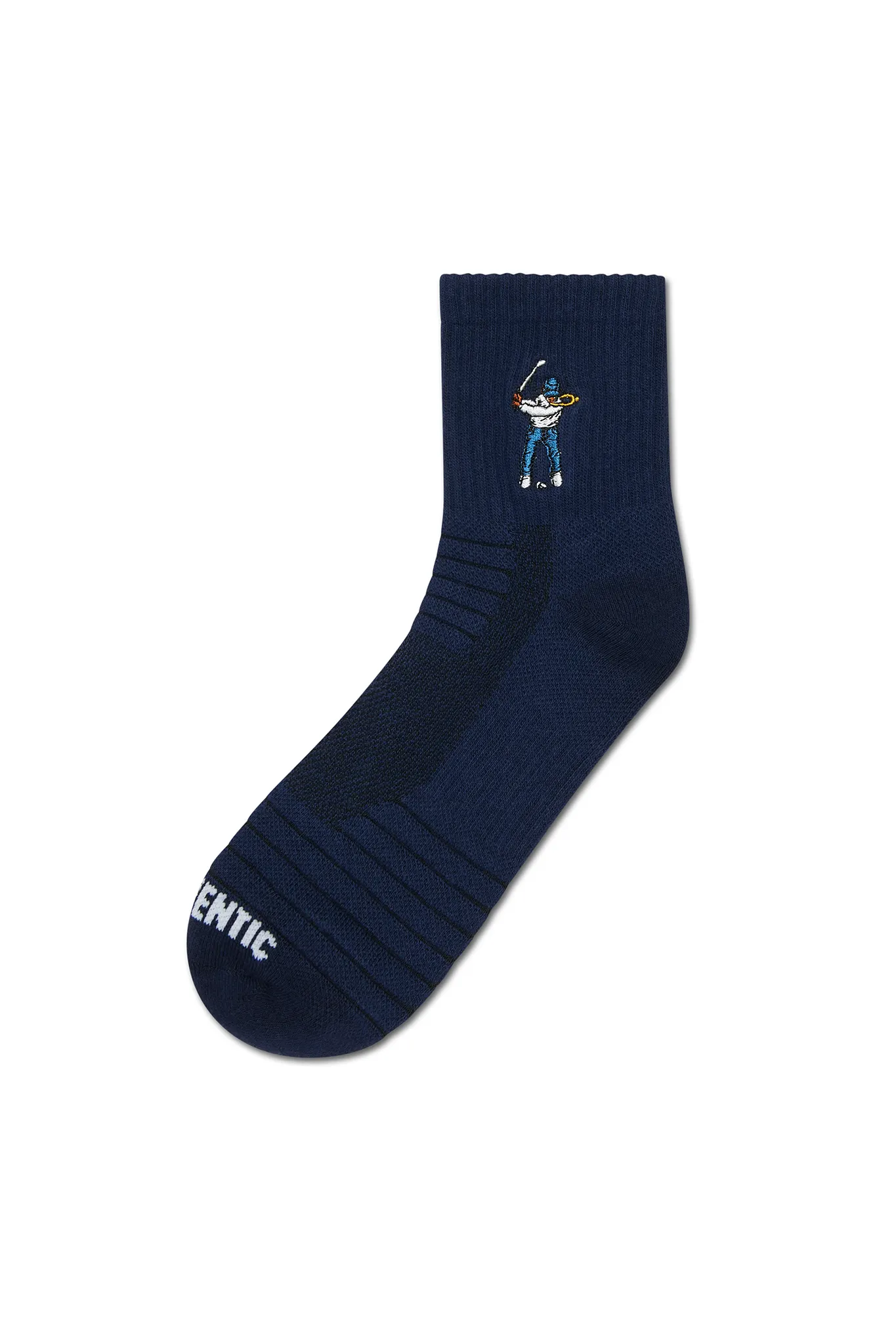 Ankle Height Logo Socks Navy