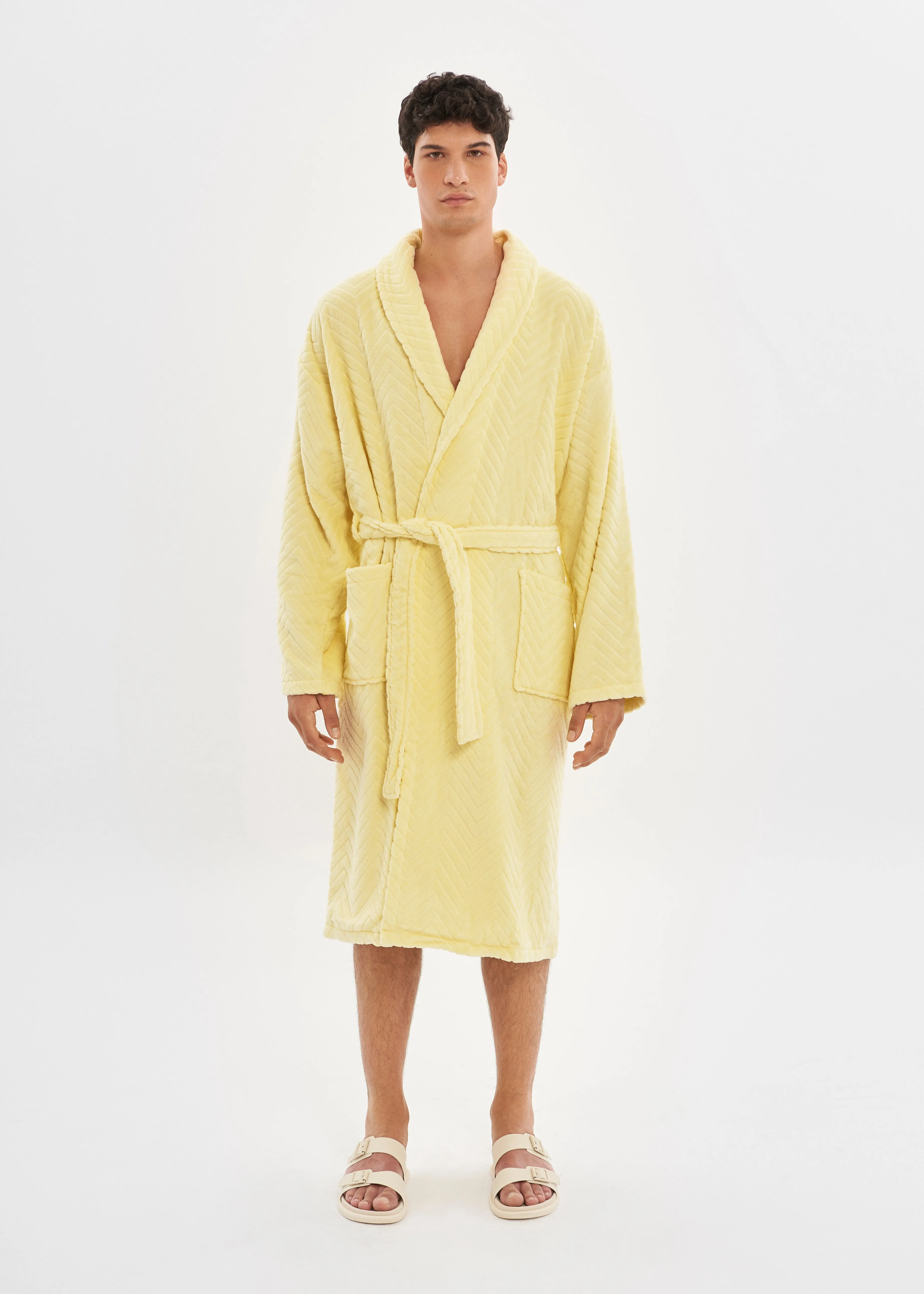 Bathrobe | Velour Lime