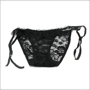 Bikini Style Black Net Panty