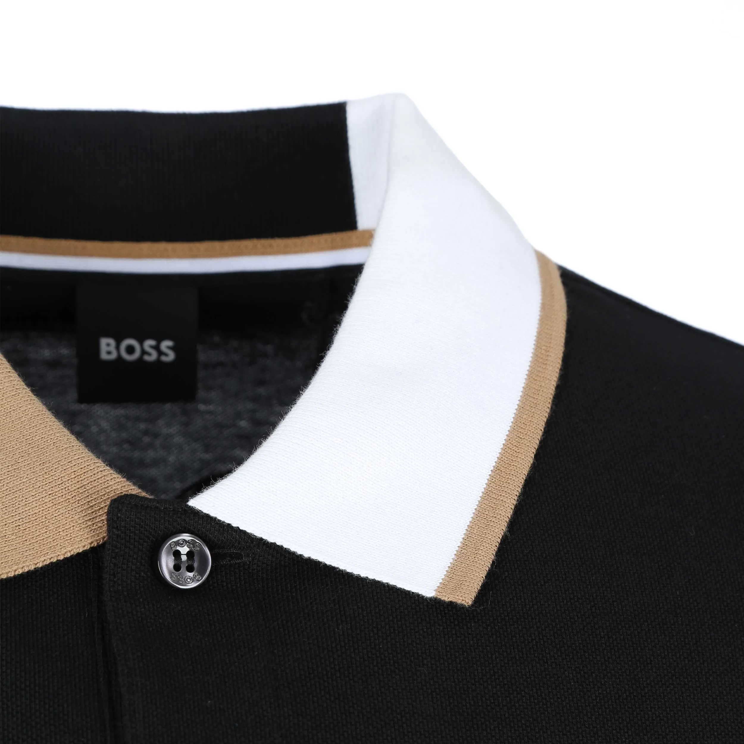 BOSS Parlay 177 Polo Shirt in Black