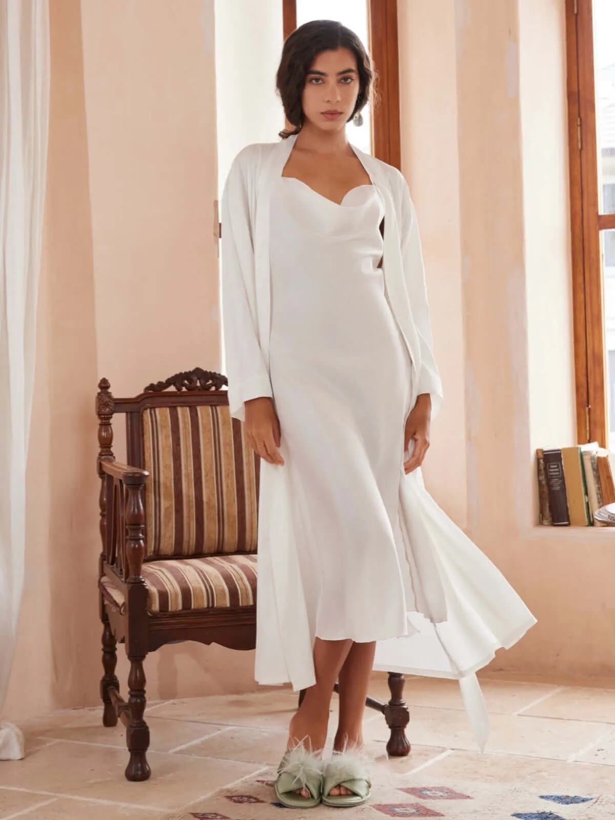 Bridal Robe Dress Set