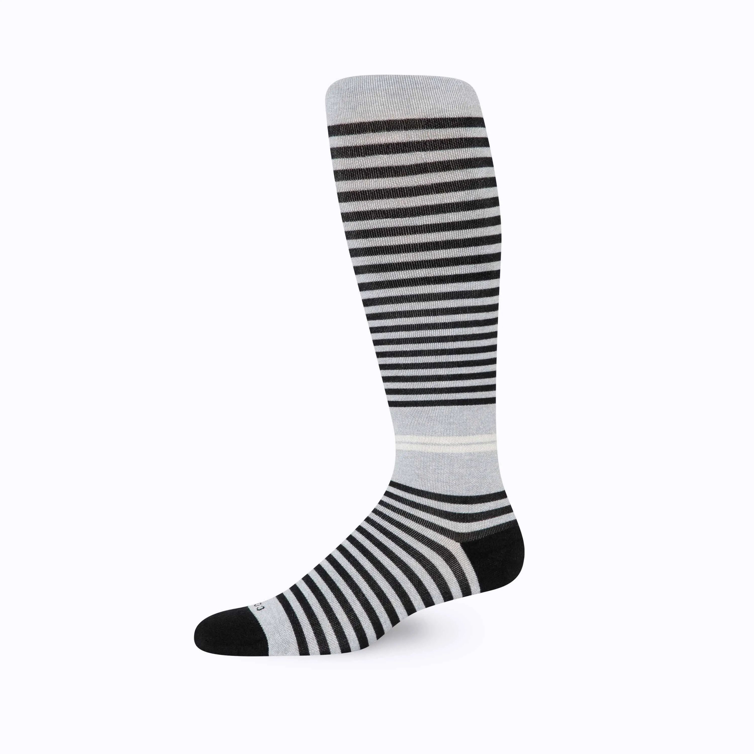 CloudCotton Compression Socks – Grey/Black