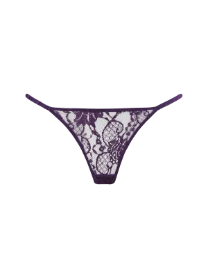 Coco de Mer Hera Brazilian Knicker in Violet