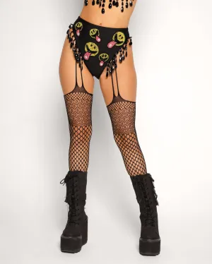 Flirty Talk Fishnet Suspender Tights