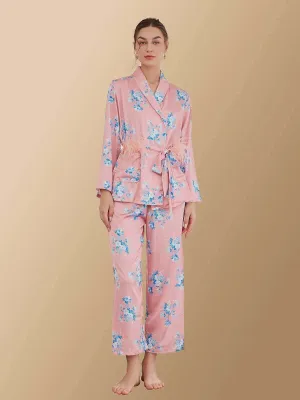 Floral Pajama Set 2 Pcs