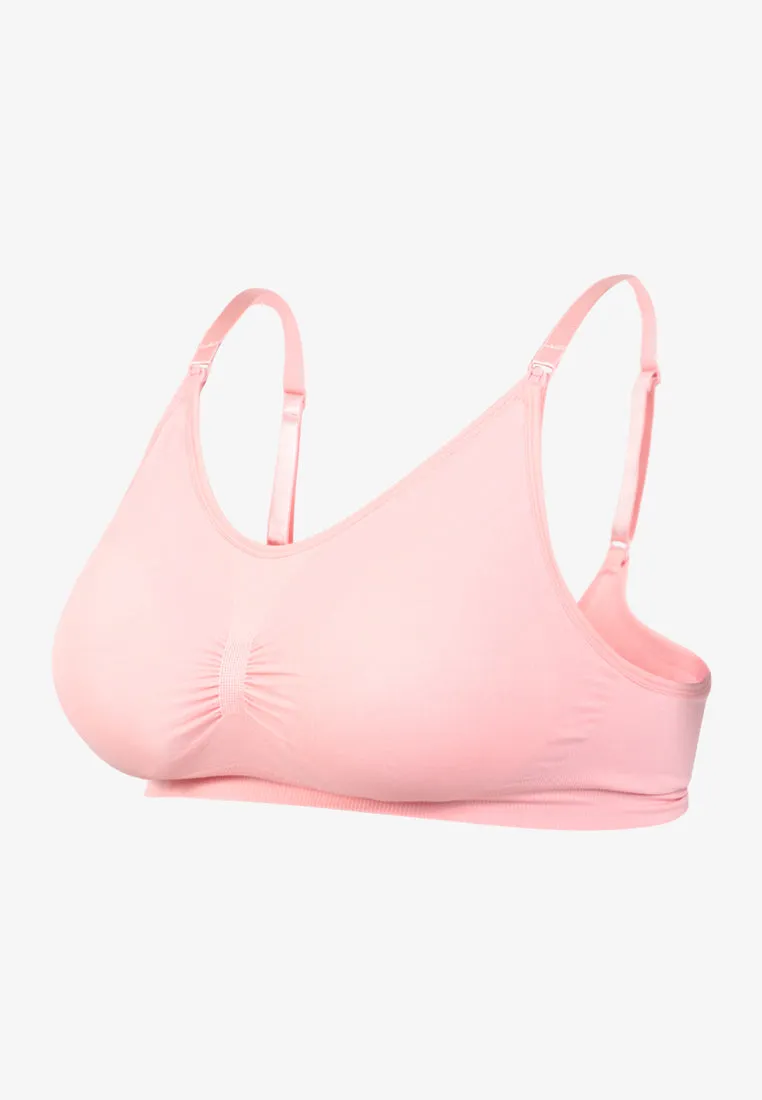 Genesis Two Way Stretch Soft Lounge Bra - Pink