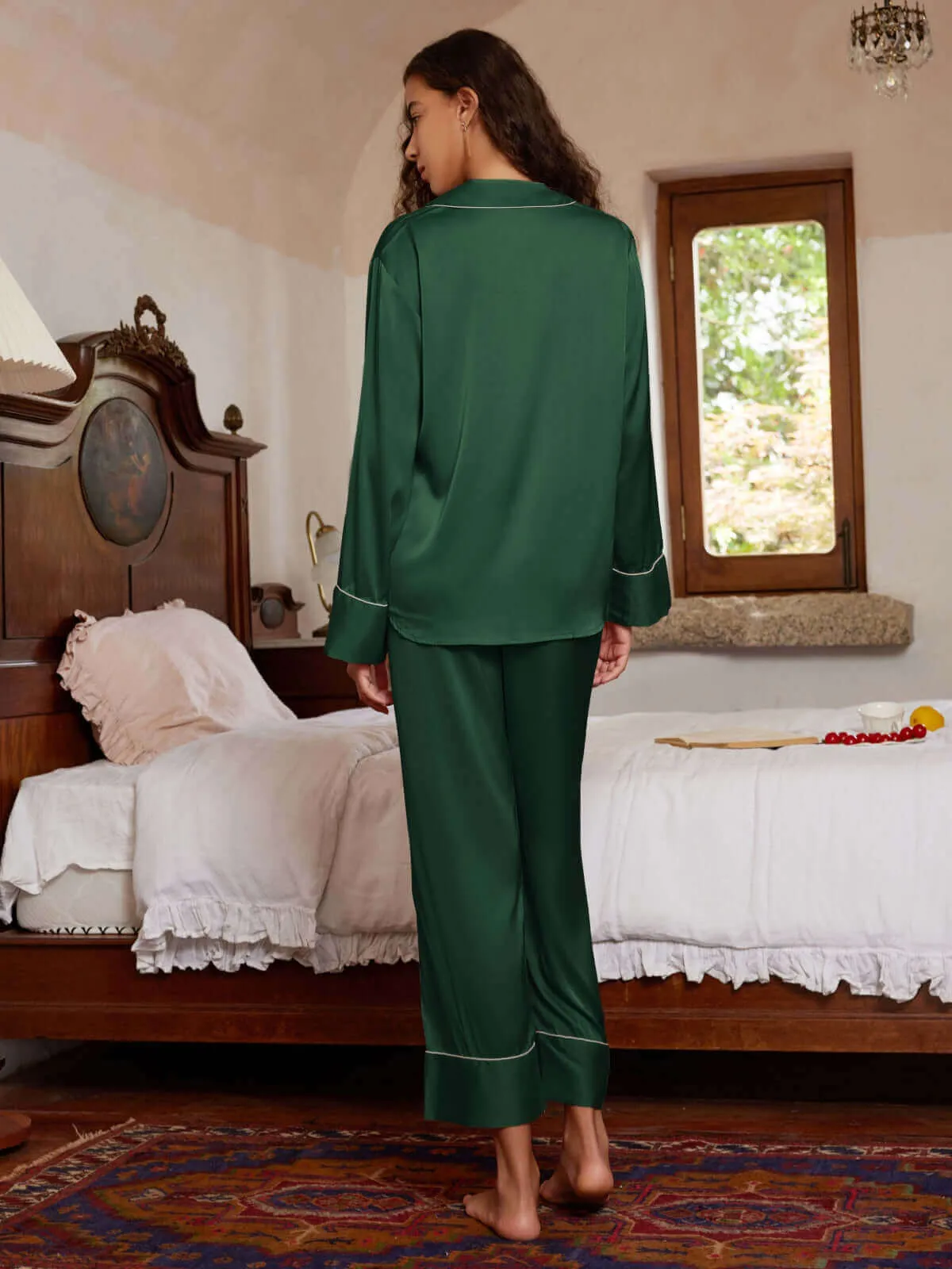 Lapel Pajama Set 3 Pcs