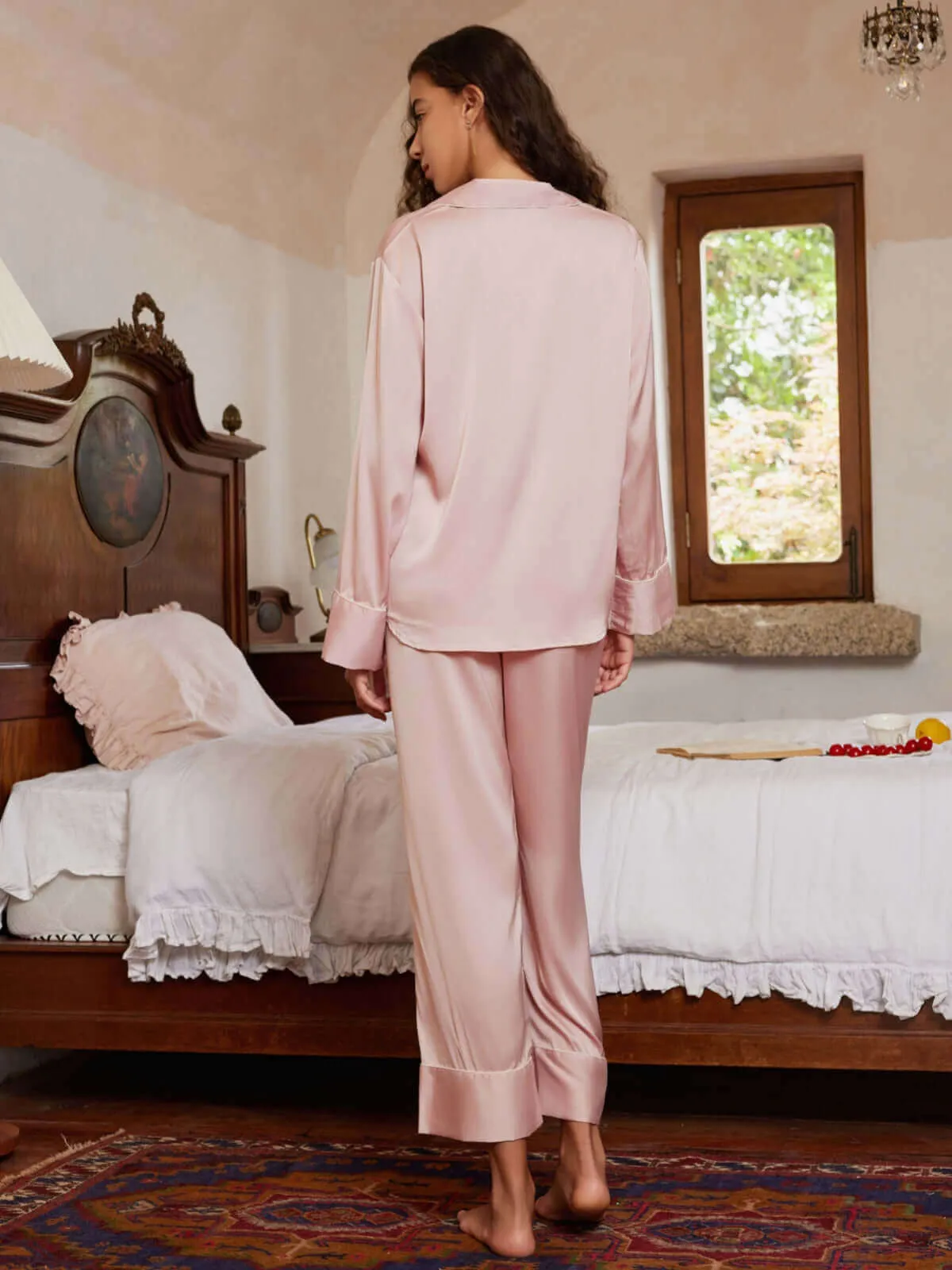 Lapel Pajama Set 3 Pcs