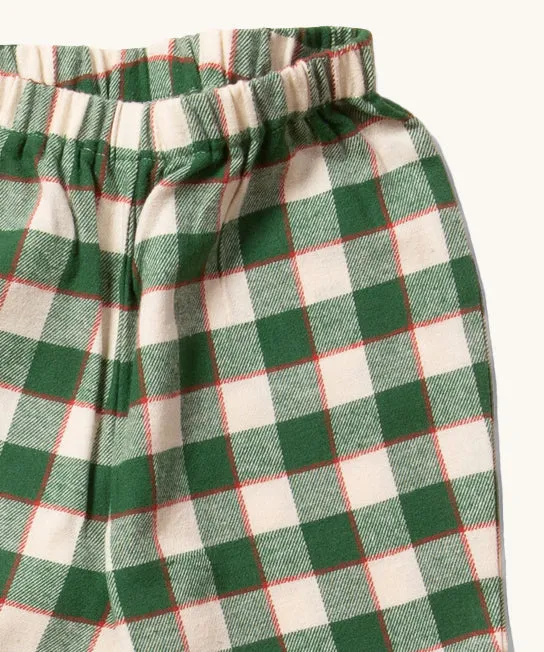 LGR Classic Check Pyjamas - Fern Green