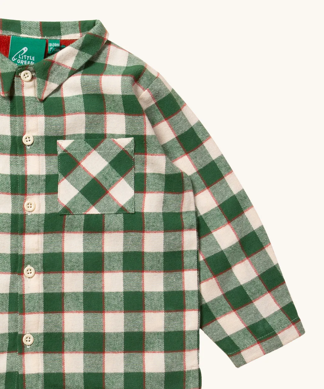 LGR Classic Check Pyjamas - Fern Green