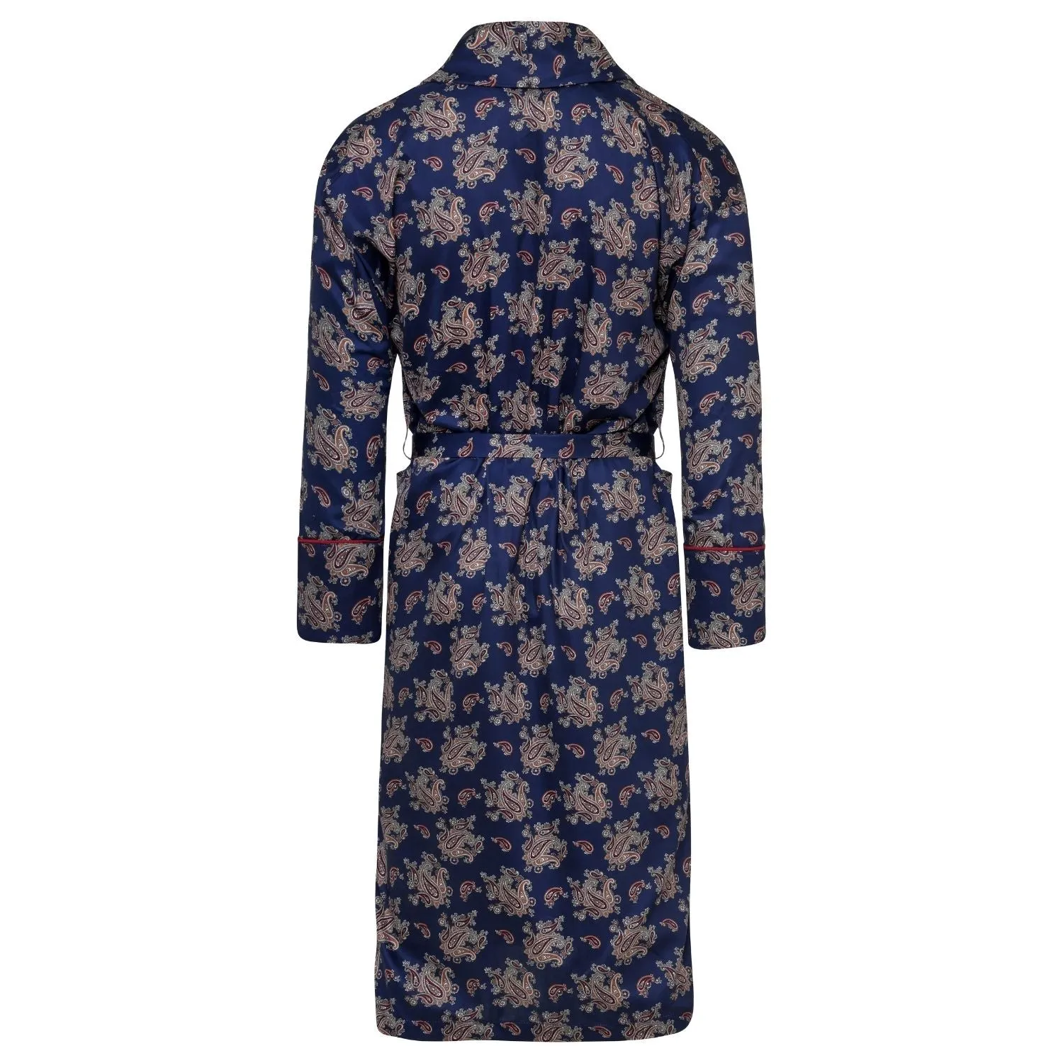 Lightweight Men's Robe - Gatsby Paisley Blue