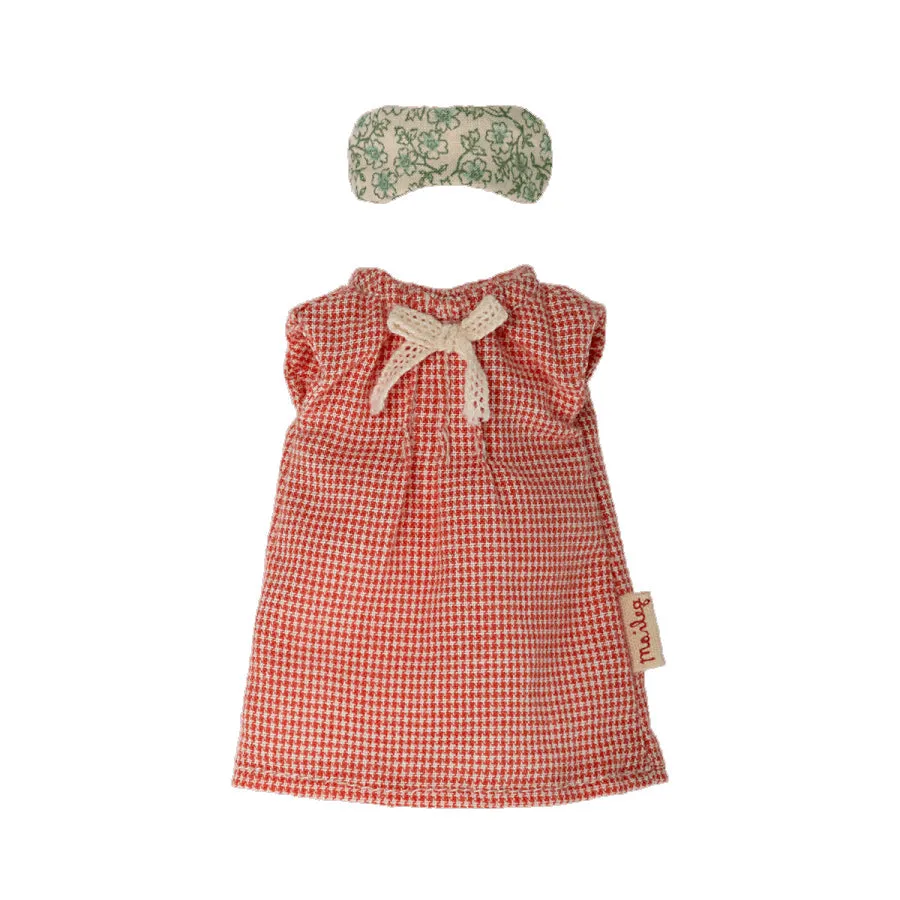 Maileg Mum Mouse - Red Nightgown