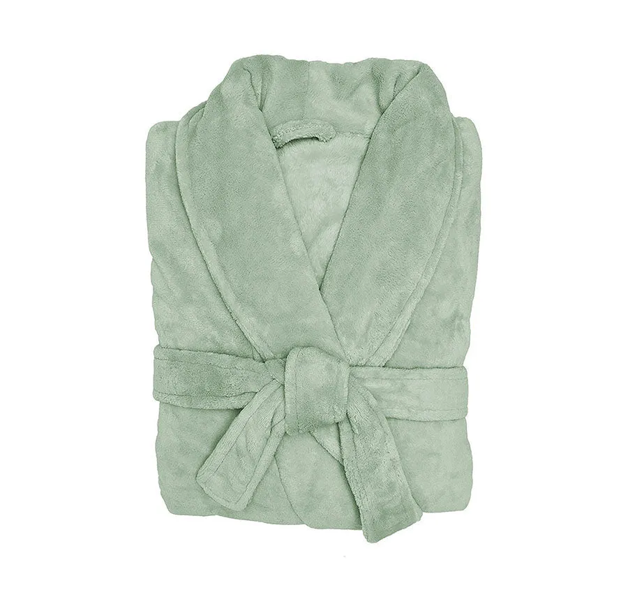 Microplush Bathrobe Range Sage