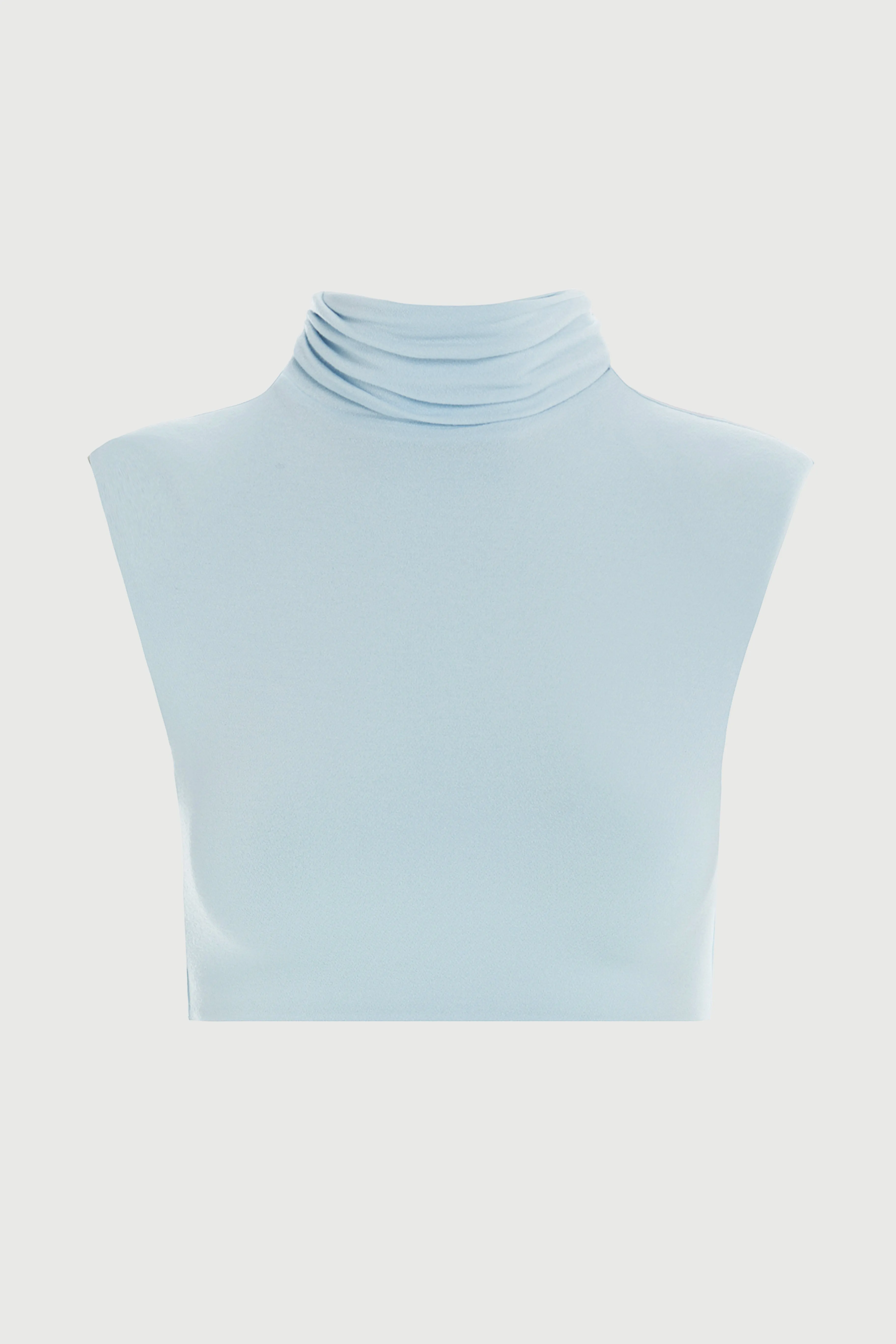 NW Turtleneck Sleeveless Crop Top