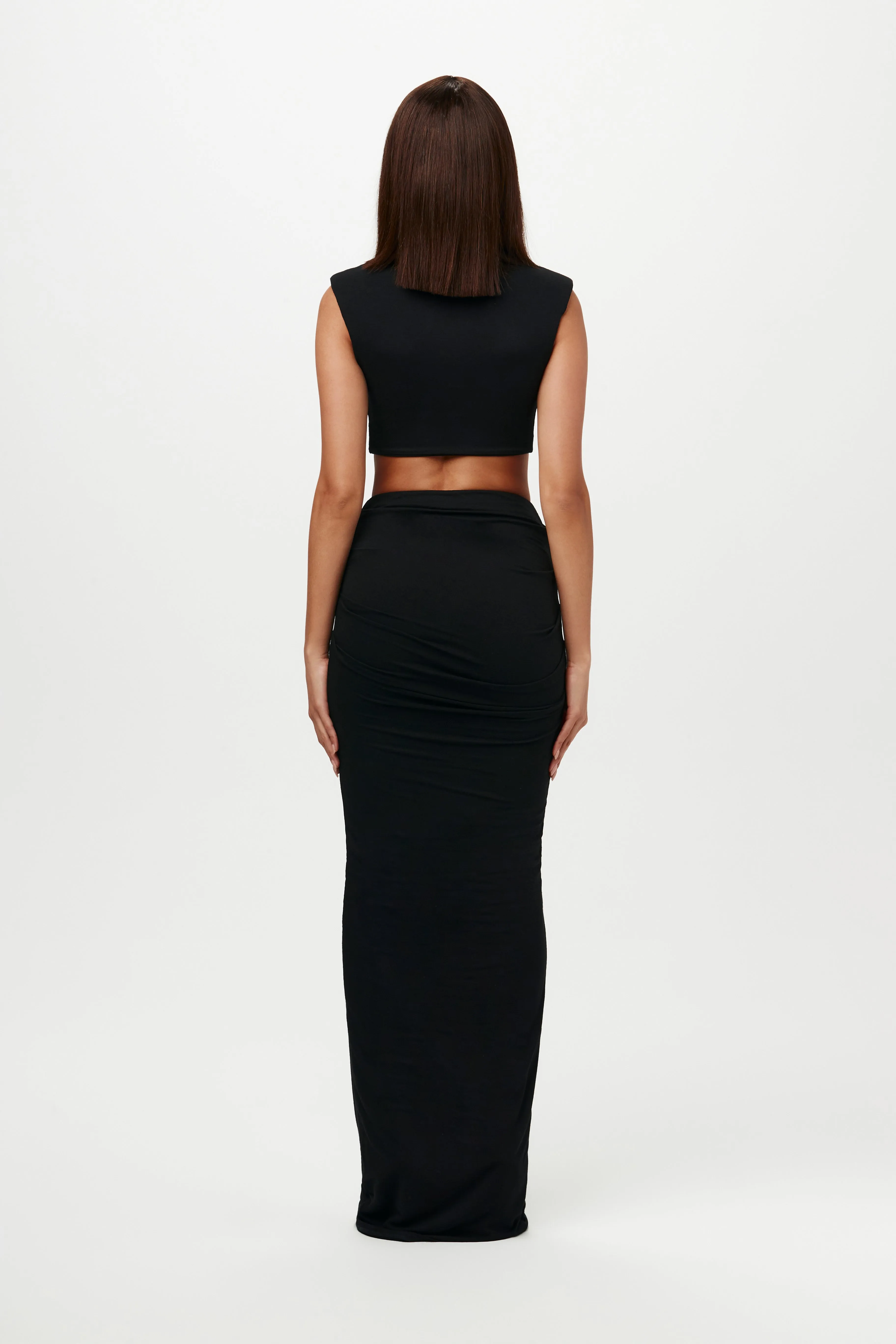 NW Turtleneck Sleeveless Crop Top