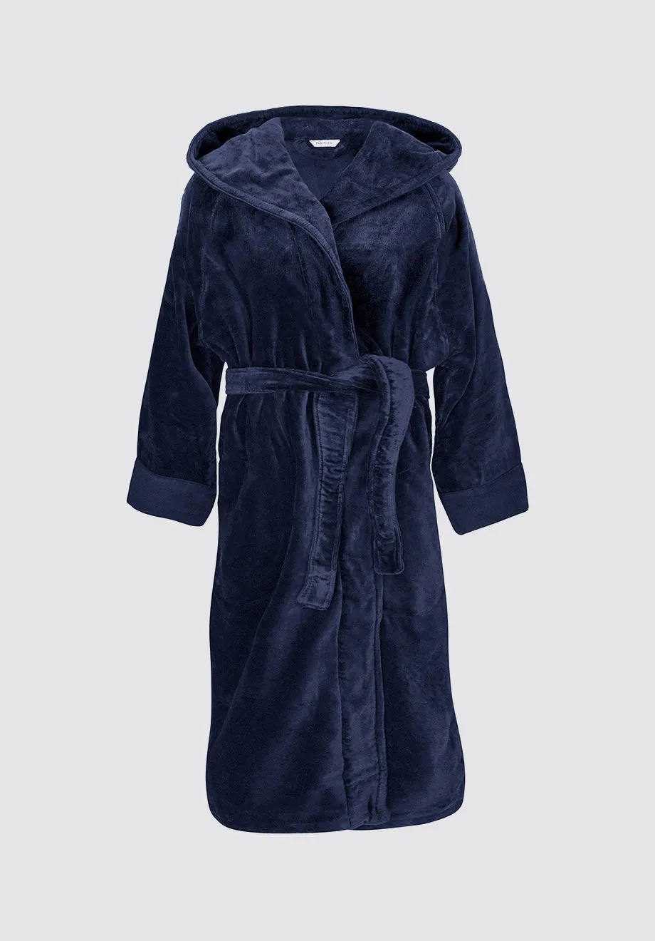 Organic Cotton Hooded Robe - Womens