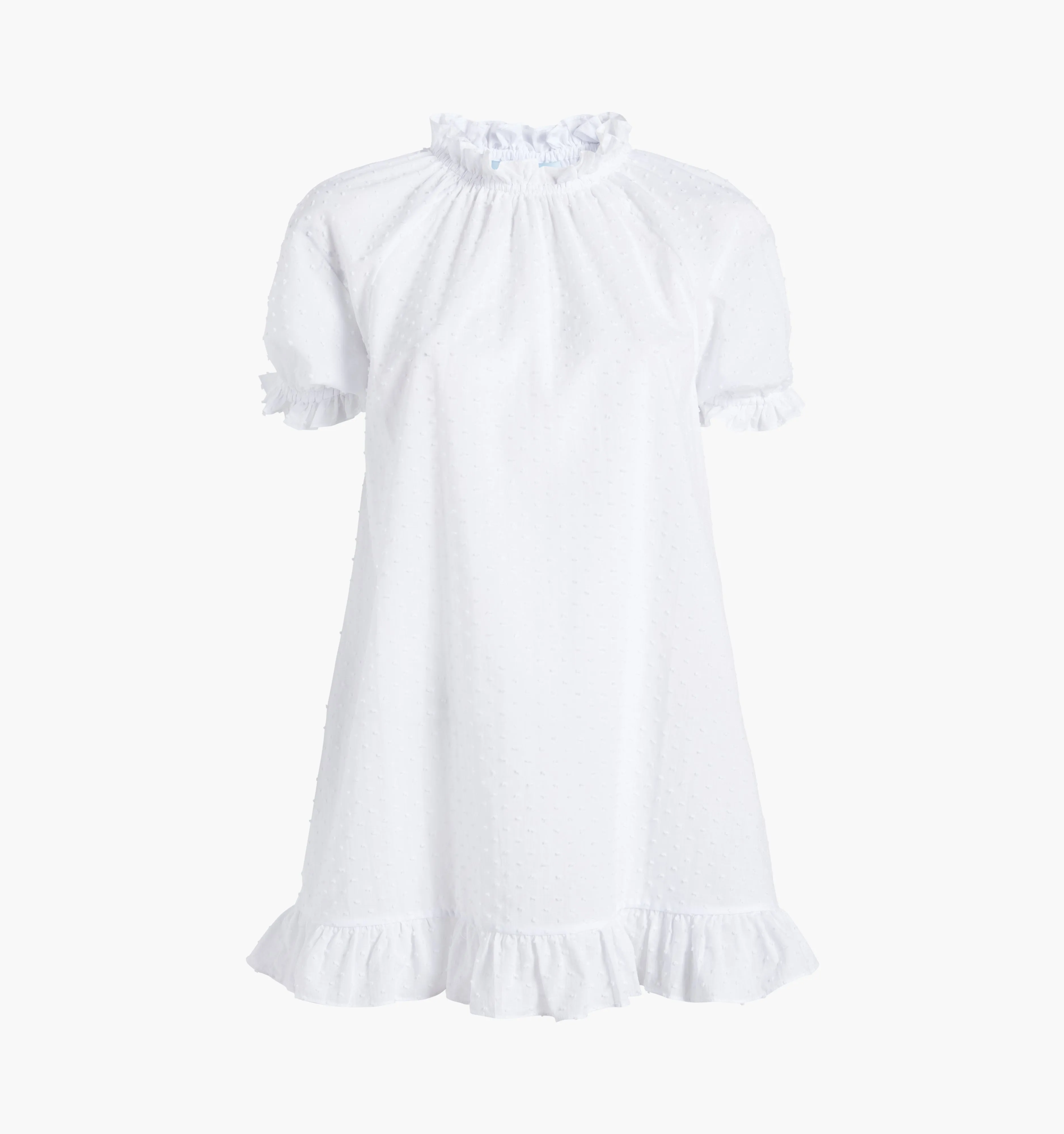 The Katherine Nap Dress - White Swiss Dot