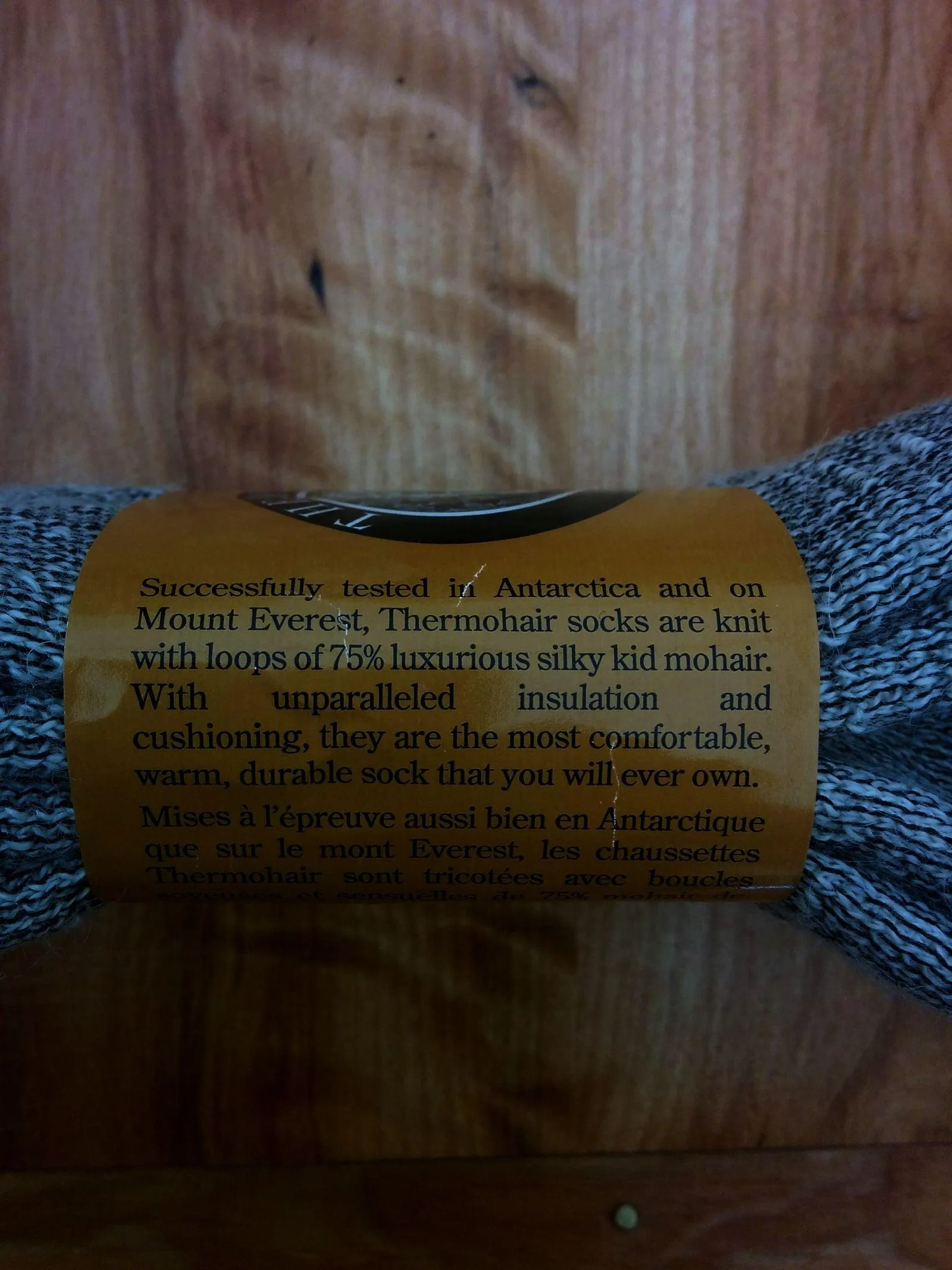 Thermohair Mohair Crew Socks