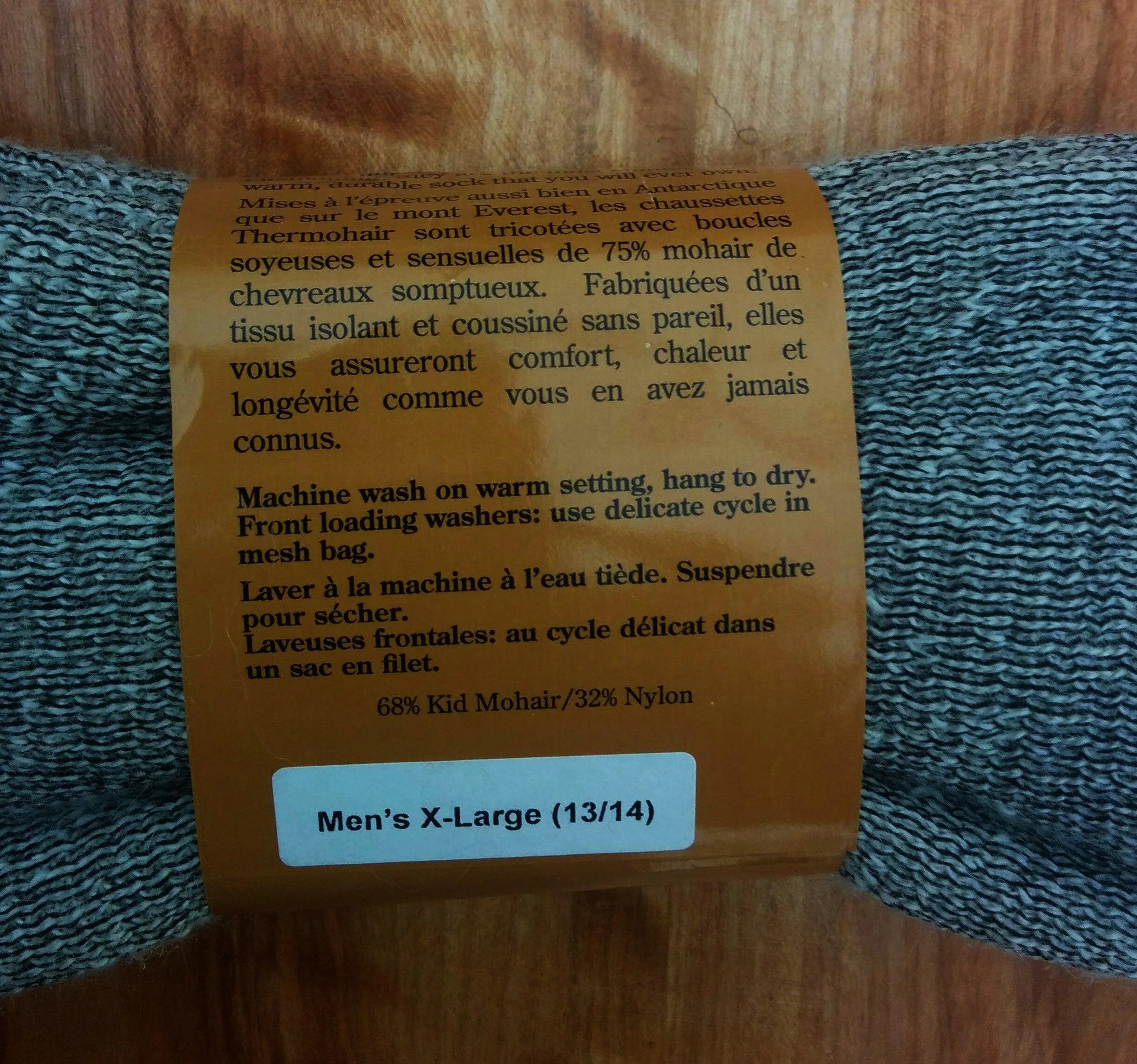 Thermohair Mohair Crew Socks