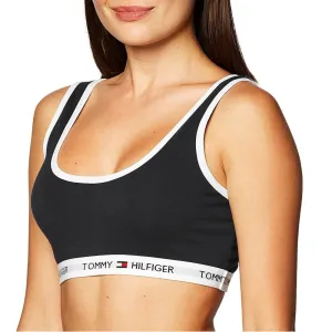 TOMMY HILFIGER Women’s 2 Cotton Lounge Scoop Back Bralette_Size XS