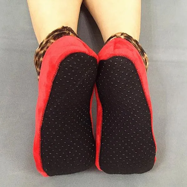 Women's Soft Bottom Plush Floor Slippers Socks